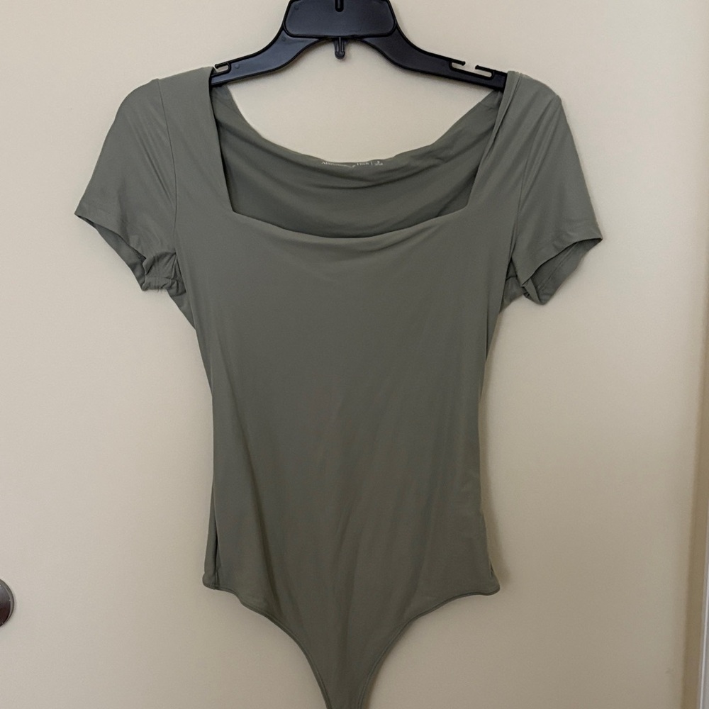 Abercrombie & Fitch Sage Green Bodysuit
